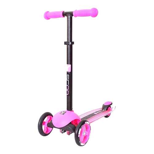 Самокат трехколесный Y-SCOO RT Trio Diamond 120 5641 pink в Гулливер