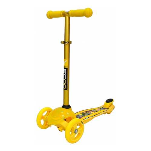 Самокат трехколесный Y-SCOO RT TRIO DIAMOND 120 Kaleidoscope yellow в Гулливер