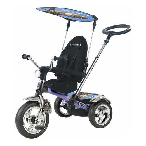 Велосипед трехколесный Icon 3 RT Original Silver Blue Puma в Гулливер