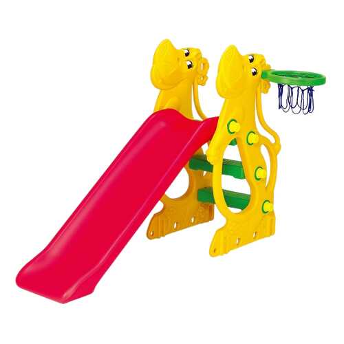 Горка детская R-TOYS Бегемот с баскетбольным кольцом в Гулливер