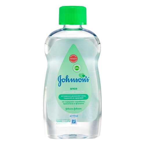 Масло johnsons baby с алоэ, 200мл в Гулливер