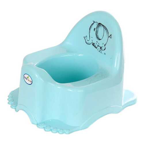 Горшок детский Tega Baby Слон, бирюзовый в Гулливер