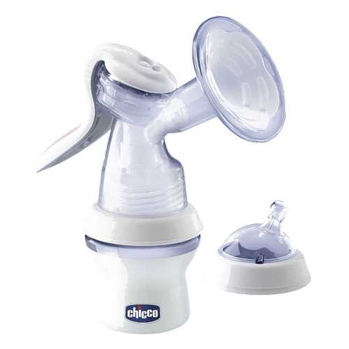 Молокоотсос Chicco ручной с бутылочкой Natural Feeling в Гулливер