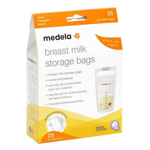 Пакеты одноразовые Medela для хранения грудного молока 25 шт. в Гулливер