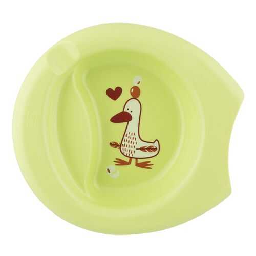 Тарелка с разделителем Chicco Easy Feeding розовая, 6м+ в Гулливер