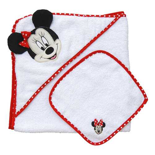 Комплект для купания Polini kids Disney baby Минни Маус, 2 предмета, красный в Гулливер