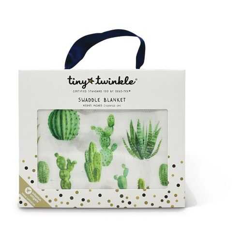 Пелёнка TinyTwinkle 120x120 CACTI в Гулливер