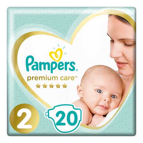 Подгузники Pampers Premium Care Mini (4-8 кг) 20 шт. в Гулливер