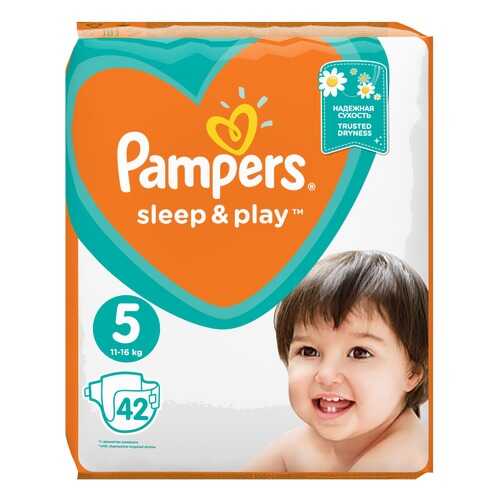 Подгузники Pampers Sleep & Play Junior (11-16 кг) 42 шт. в Гулливер