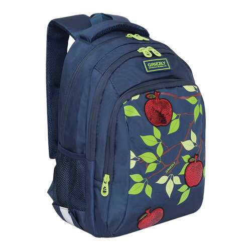 Рюкзак детский Grizzly школьный, Яблоня, 41x27x20 см, RG-062-1 в Гулливер