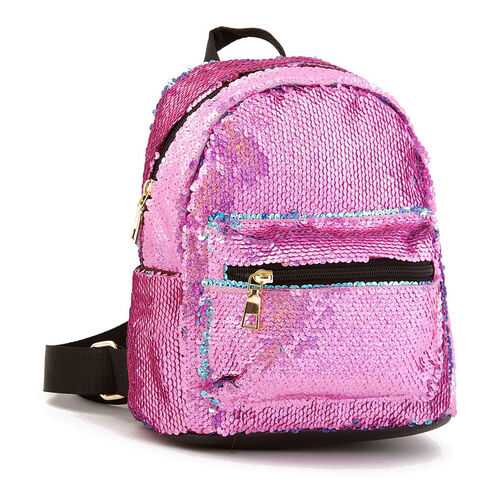 Рюкзак детский Tiko перламутровый с пайетками-перевертышами Lilly Kids 8340623 в Гулливер